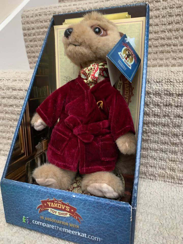 COLLECTIBLE MEERKAT - ALEKSANDR ORLOV SOFT TOY - NEW - BOX & CERTIFICATE