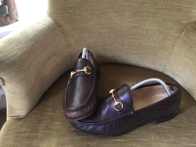 Classic Gucci Horsebit Loafers in Brown Leather, Good Condition