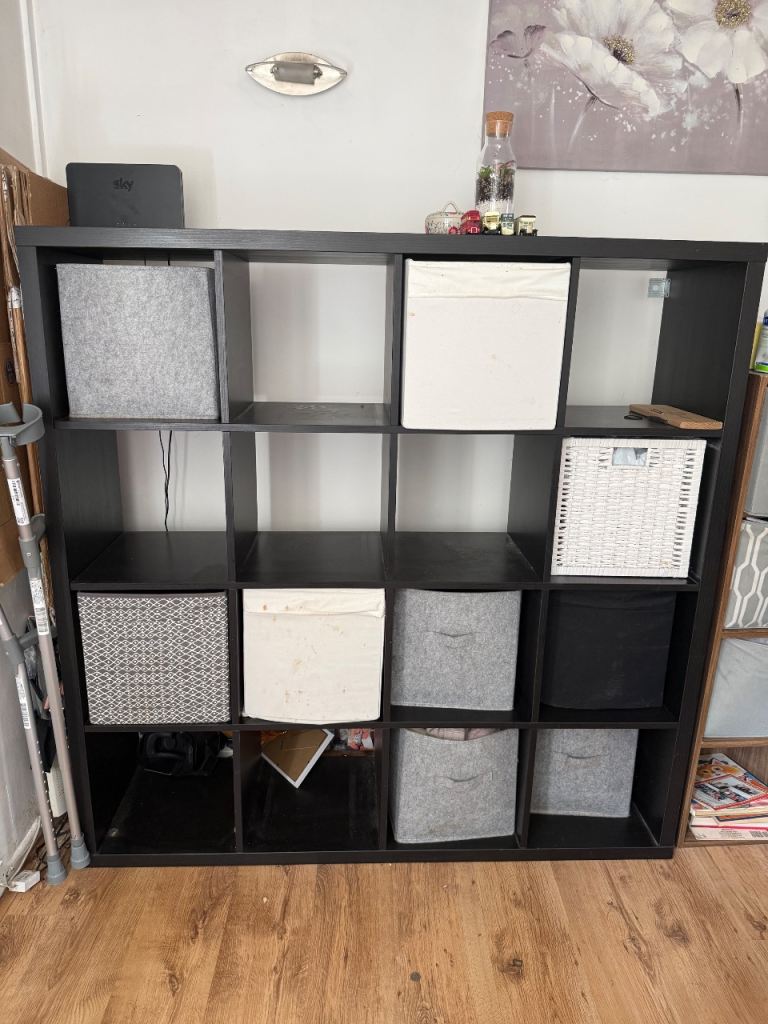 4x4 kallax unit black