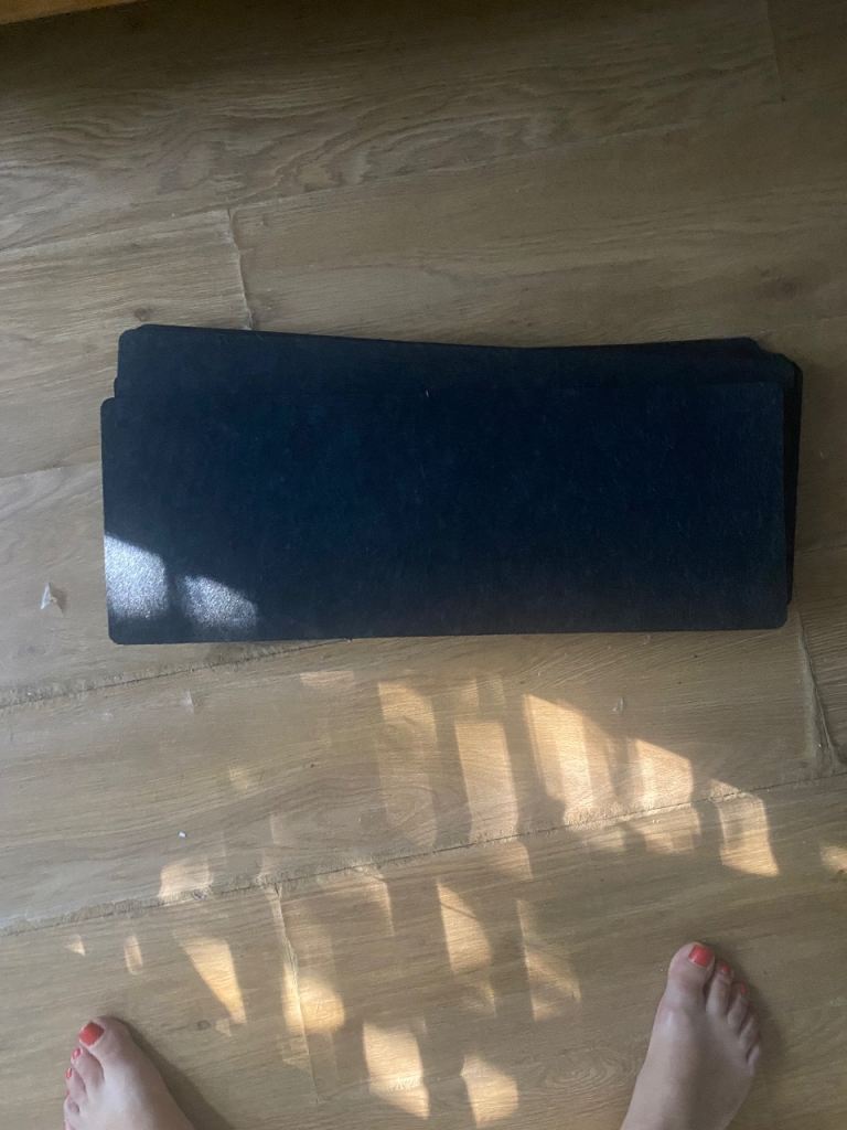 Brand New Black Stair Carpet Treads
