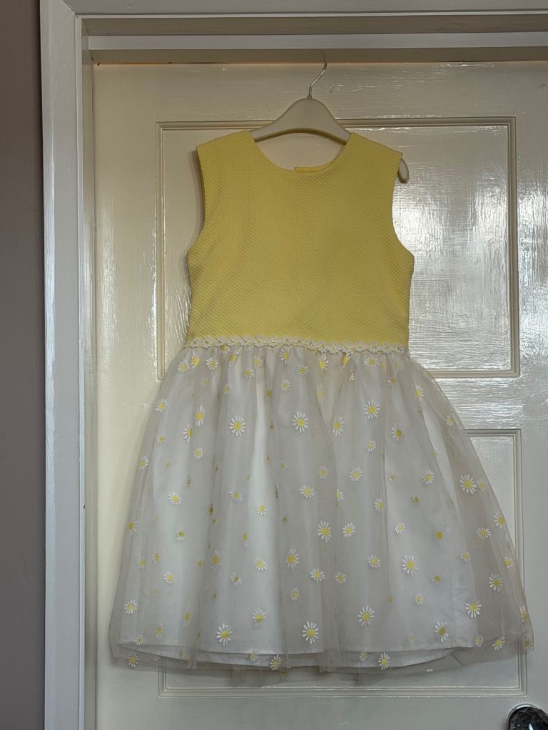Lovely Yellow Kids Dress and Coat Set