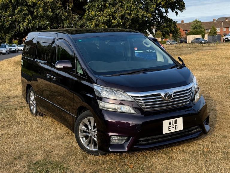 FRESH IMPORT PURPLE 2011 TOYOTA VELLFIRE PLATINUM Z MPV 7 SEATER 69k AUTO ULEZ