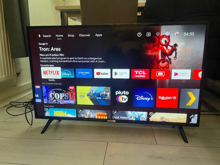 image for TCL 40” Full HD HDR Android Google Play Smart LED TV - Excellent Condition