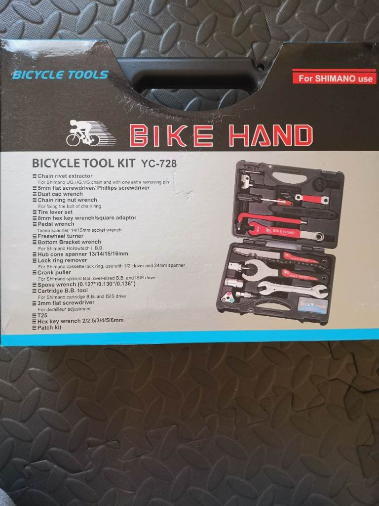 Bike Hand YC-728 bicycle tool, Topeak floor pump 