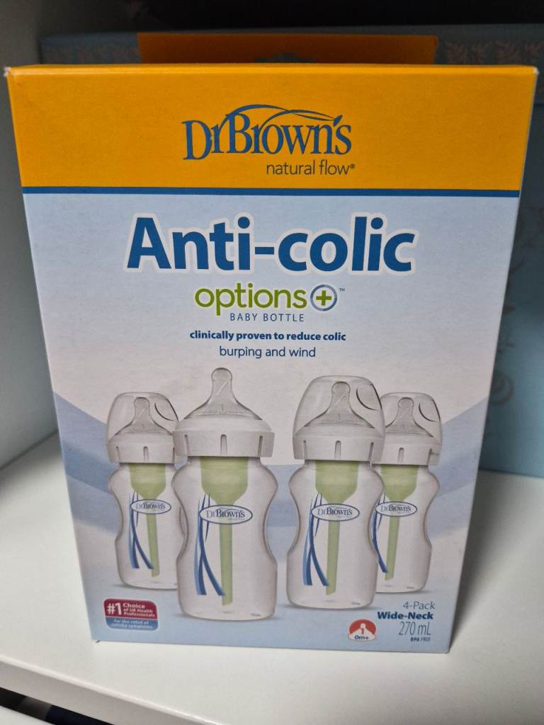 Dr Brown's Anti-colic Baby Bottles (4 Pack) - New