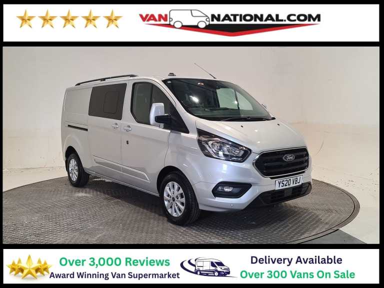 2020 Ford Transit Custom 2.0 320 ECOBLUE LIMITED L2 H1 130 BHP LWB COMBI VAN Crew Van Diesel Manual