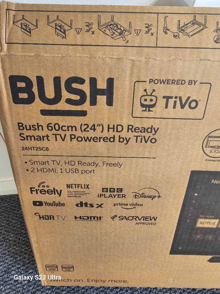 Bush 24-inch Smart TV – As Good As New Condition