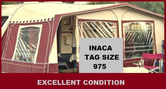Caravan Awning Quality Inaca Sands Size 13 Tag 975 REDUCED