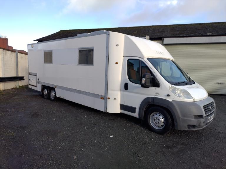 FIAT DUCATO 3.0 DIESEL 160 TAG AXLE MOBILE OFFICE + VAT 2008 / 58 @ MCD CARS 