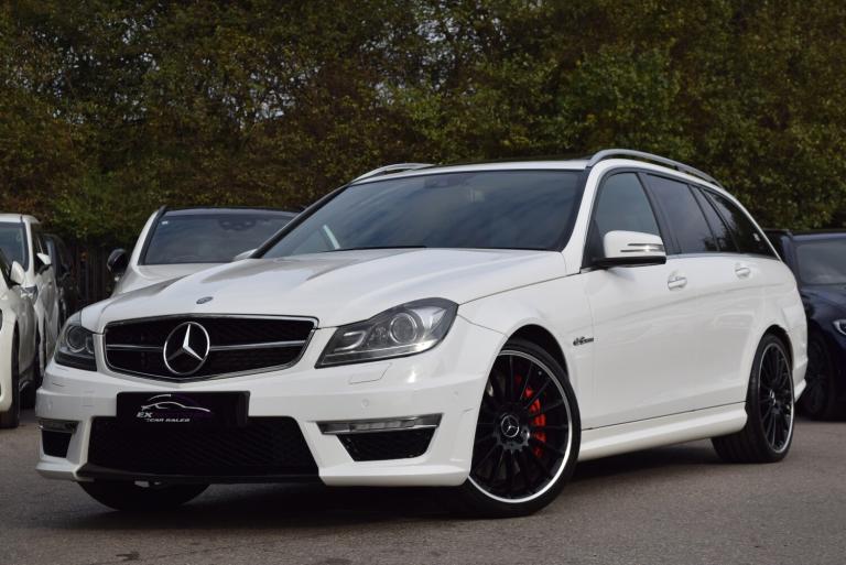 2012 MERCEDES BENZ C63 AMG 6.2 V8 ESTATE PERFORMANCE PACK PLUS AMG MEDIA RARE!