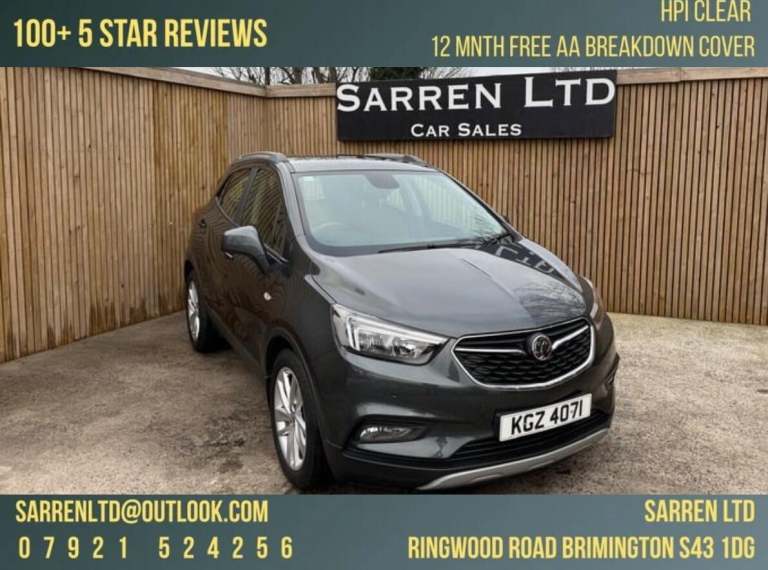 2018 Vauxhall Mokka X 1.4i Turbo Active Auto Euro 6 5dr HATCHBACK Petrol Automatic