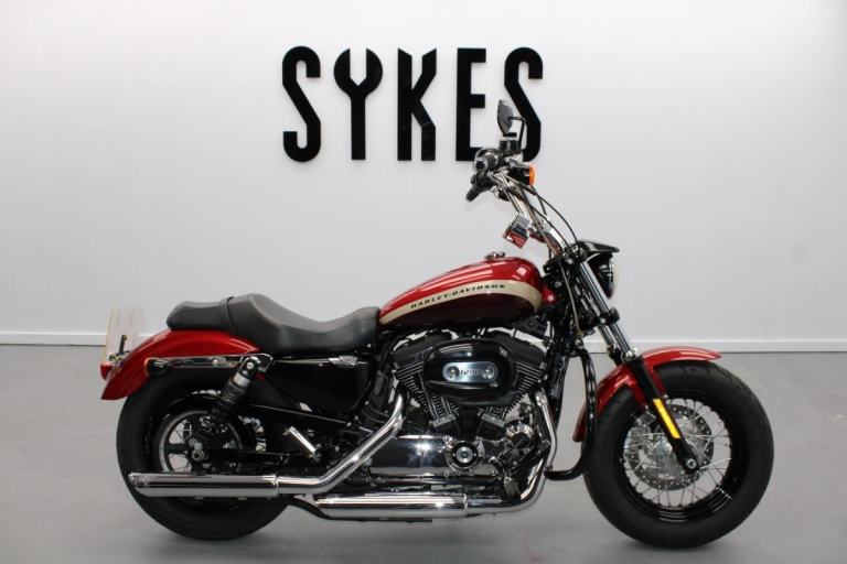 2019 Harley-Davidson XL1200C Sportster 1200 Custom in Wicked Red and Cherry