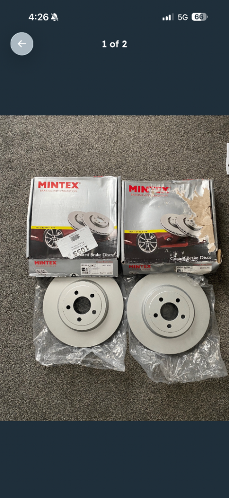 300c srt front discs