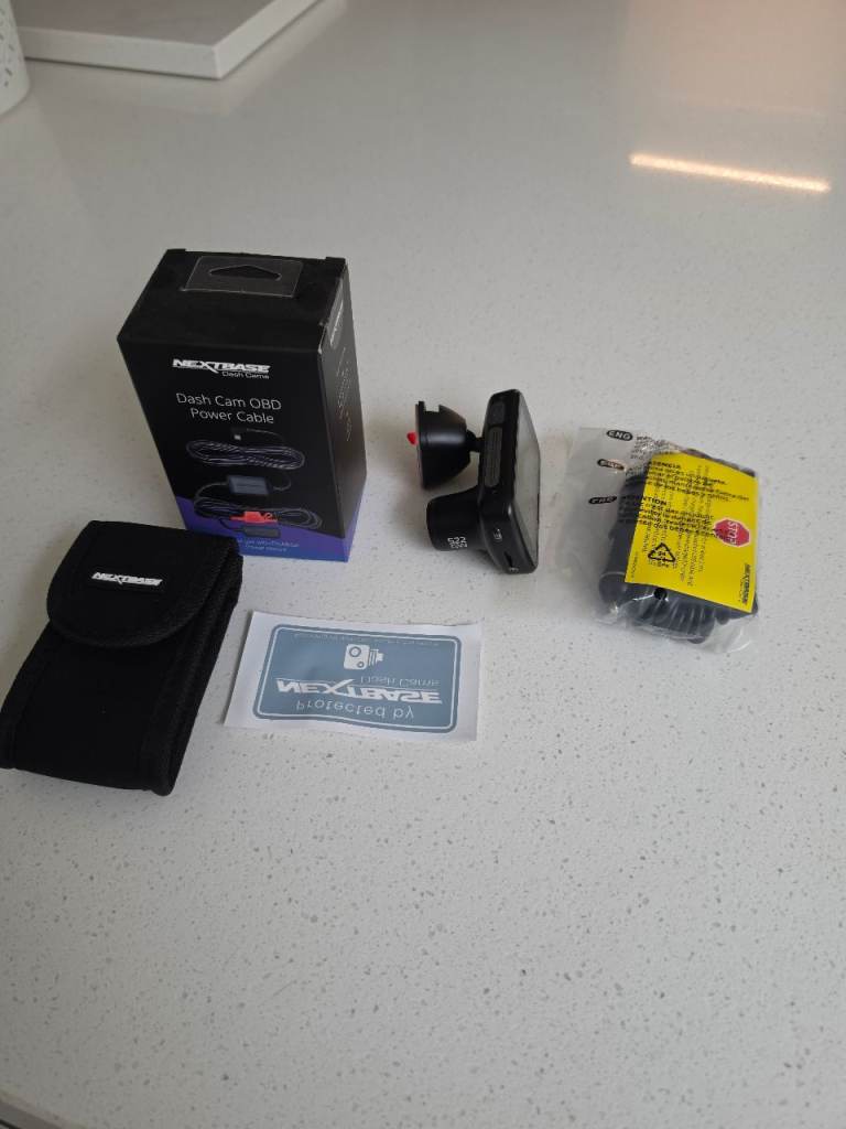 Nextbase 522 gw dashcam plus power kit