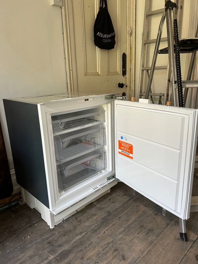 Indesit Built under counter freezer. New lower price - BRAND NEW 