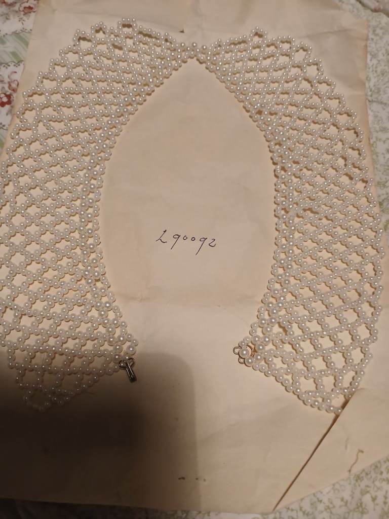 Vintage pearl collar 