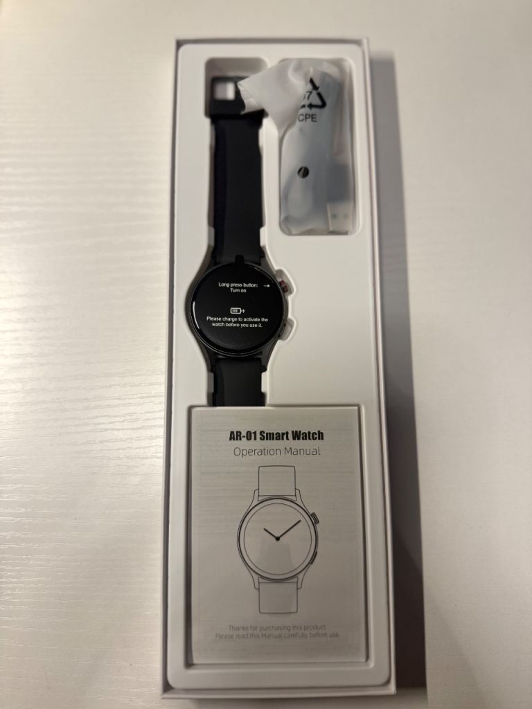 AaaC AR-01 Smart Watch (Black) - Brand New
