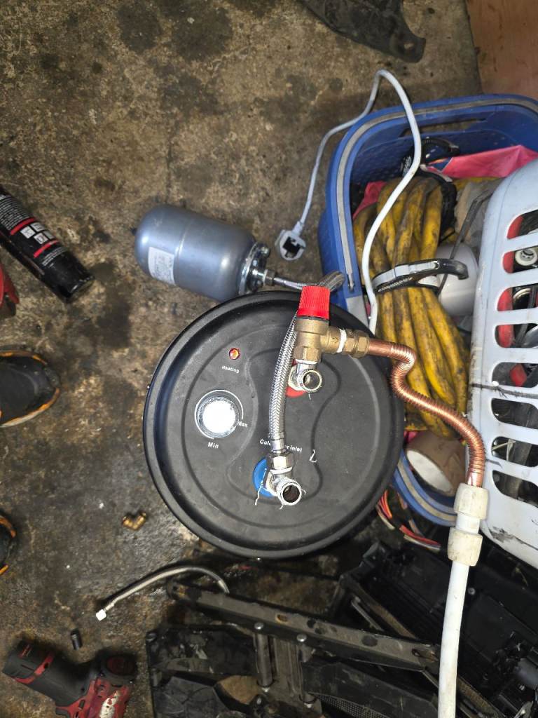 Campervan water heater 