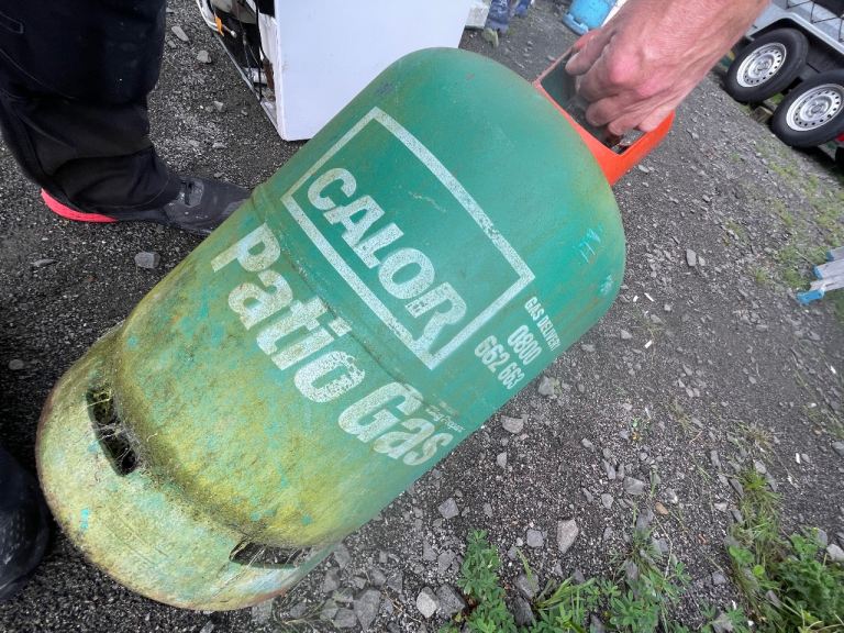 Calor Patio Gas Bottle – Good Condition, Green