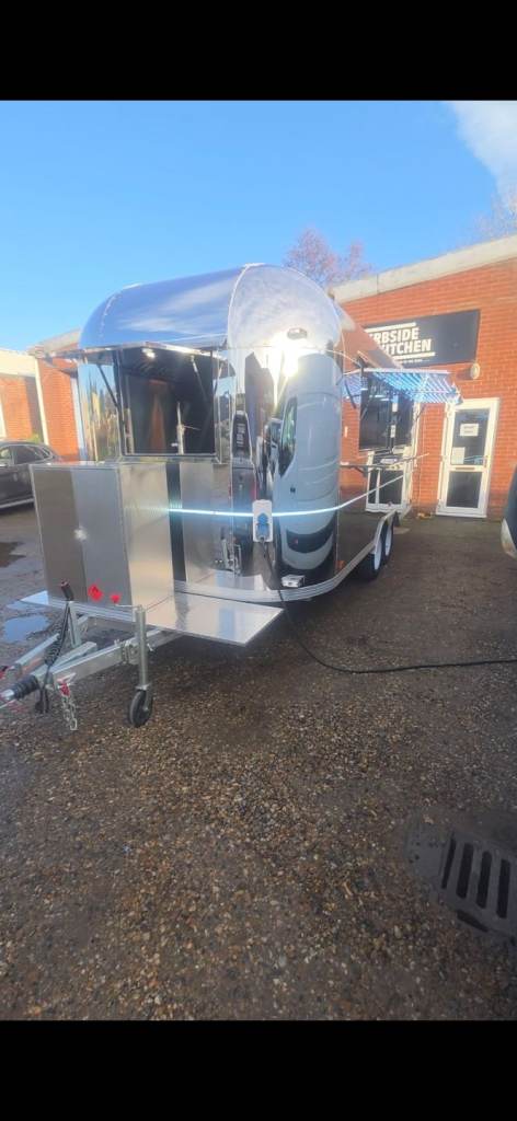 Brand new catering trailer airstream hot norfolk cold food 