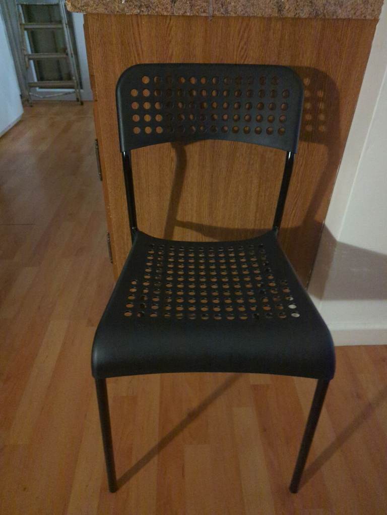 For Sale 4 Black Chairs 