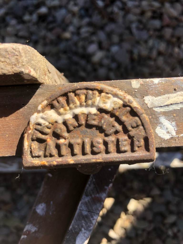 7 Rung Wooden Painters Steps, good condition (G)