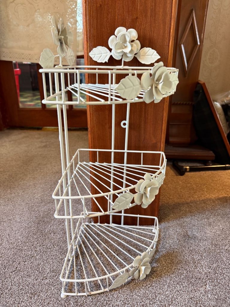 CREAM BATHROOM STORAGE UNIT