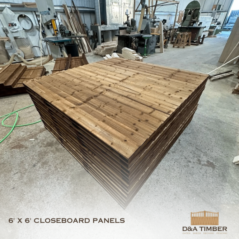 6’ x 6’ Closeboard Fence Panels 