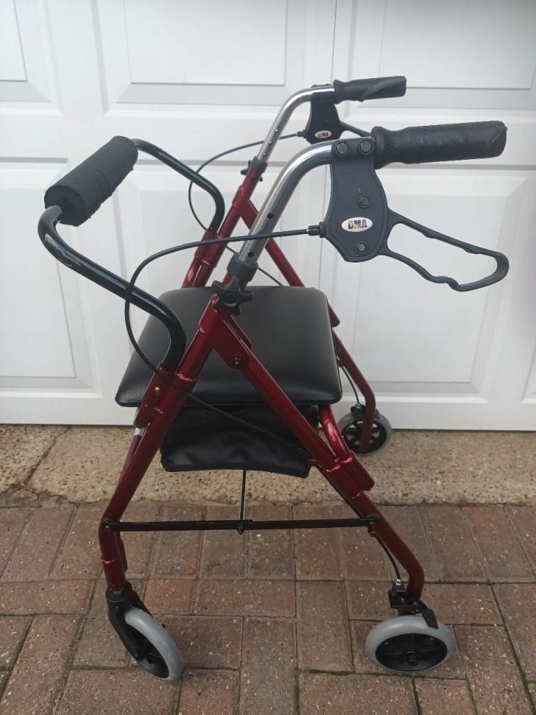 4 Wheel Rollator, can deliver 