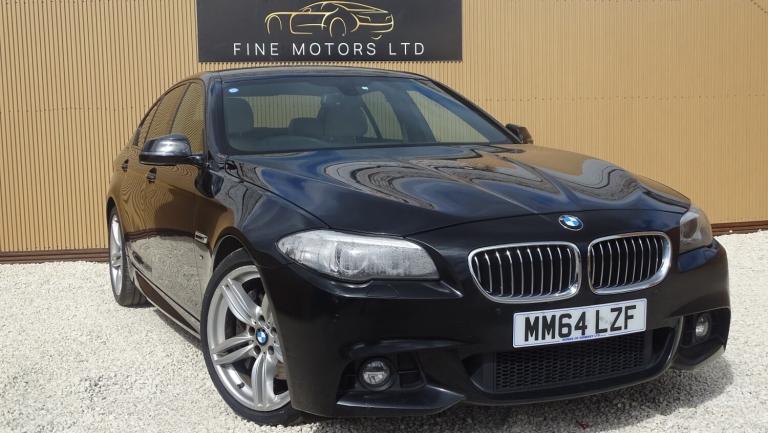 BMW 5 SERIES 3.0 530d M Sport Saloon Black Auto Diesel 2015