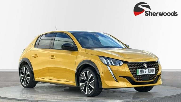 2022 Peugeot E-208 50kWh GT Hatchback 5dr Electric Auto (136 ps) Automatic Hatchback Electric Aut...