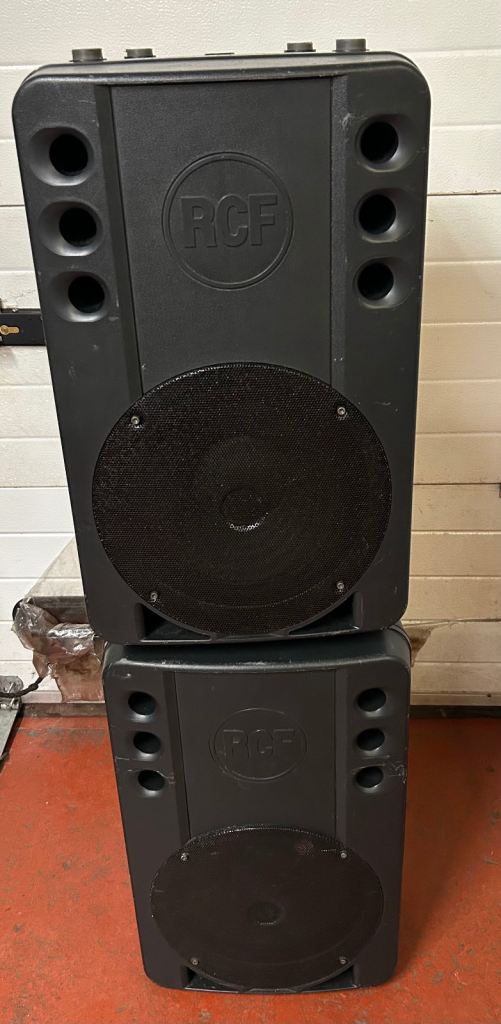 Pair RCF Art 600s passive bass bins / subwoofers 2 x 300w.
