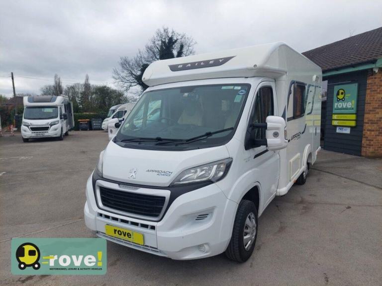 2017 Bailey Approach 634 2 Berth 2 Belt Rear Washroom RHD Peugeot 2.0L Motorhome