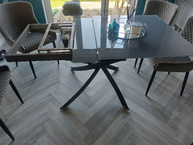 Glass Dining Table damaged