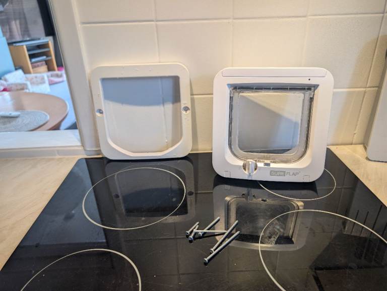 Sure let mircochip cat flap. 