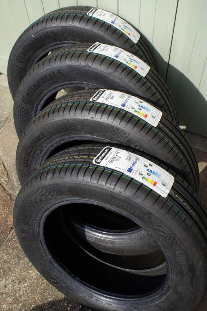 4 x Brand New Continental UltraContact Tyres 185/65 R16 89H.  Premium Quality.  Unused.