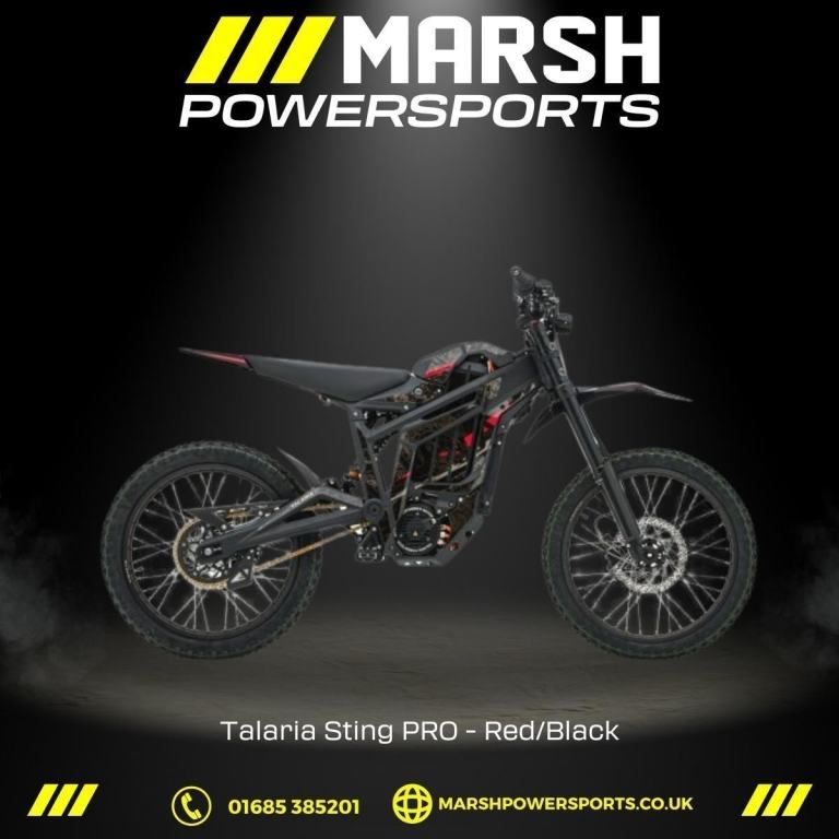 Talaria Sting R Pro -Black/Red - Talaria Sting Main Dealer - NOW REDUCED!