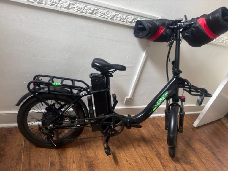 Starfly Folding E-Bike – Black, Good Condition