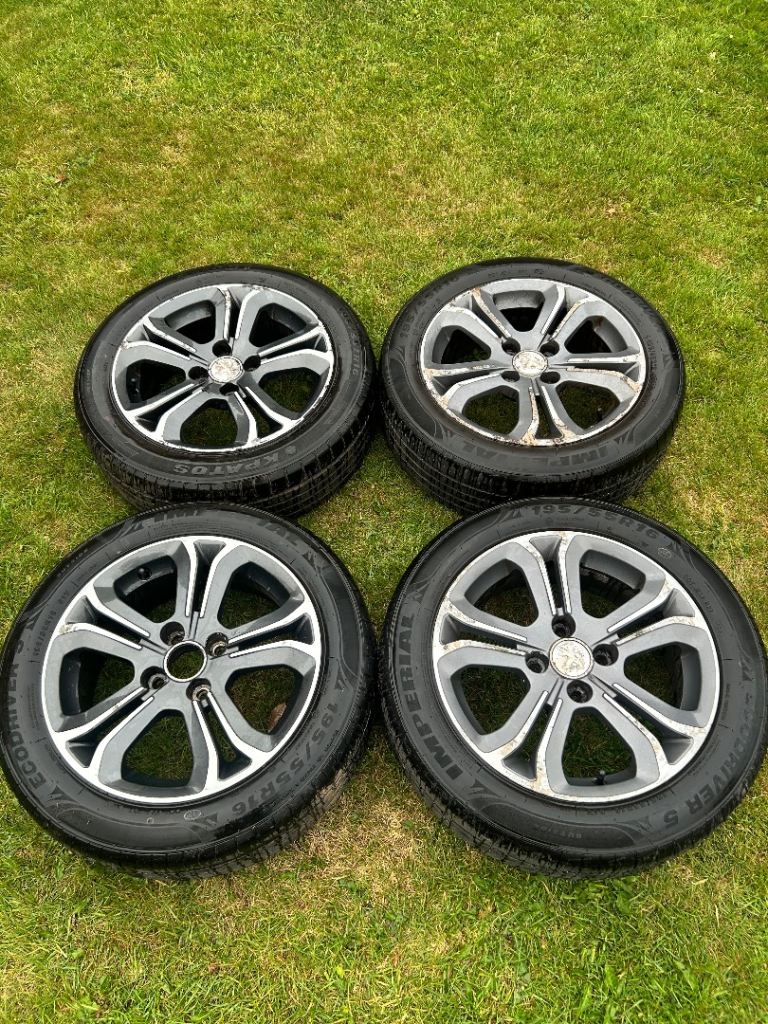 16” Peugeot 207 alloy wheels 4x108