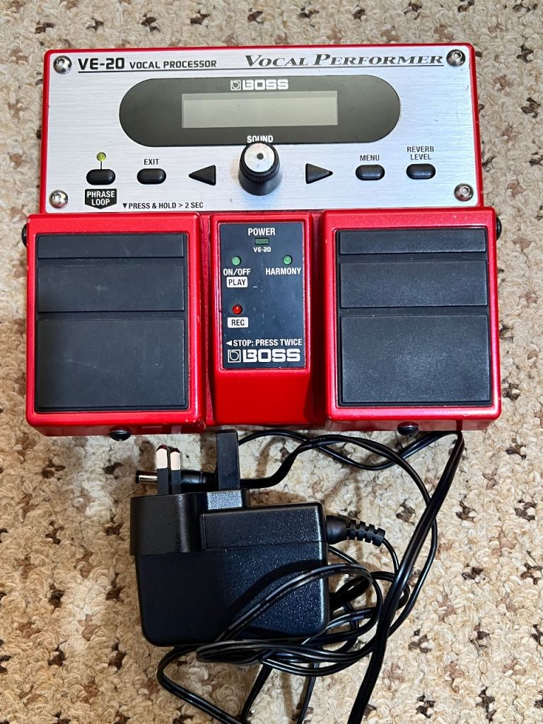 Boss VE-20 Vocal Performer Voice Effect Pedal 