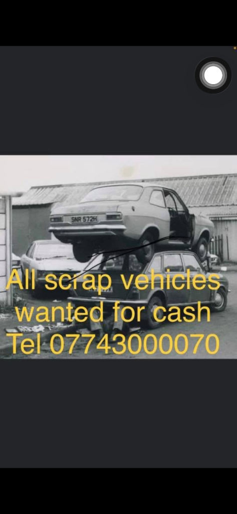 Huddersfield scrap vehicle buyer always 