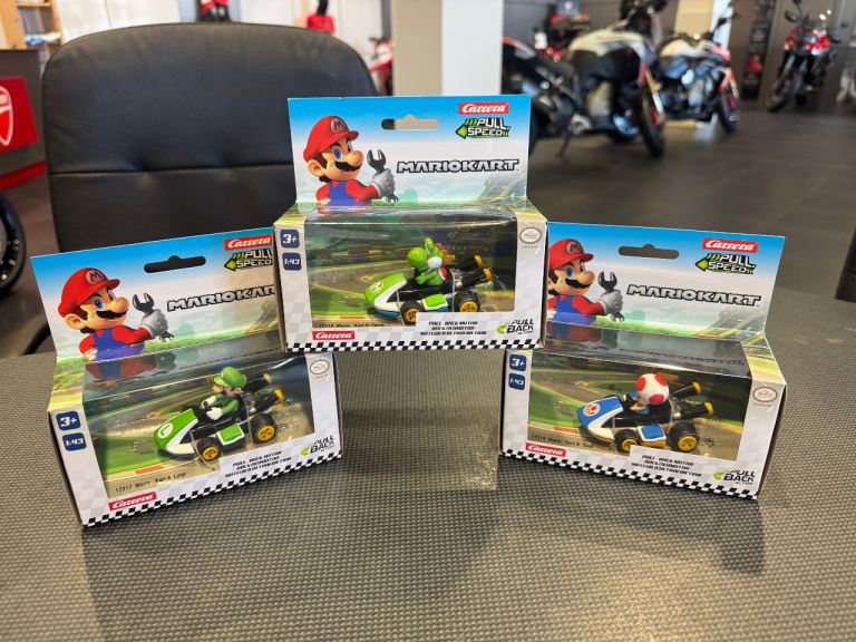 3 Mario Kart Pull Back Model Toys 