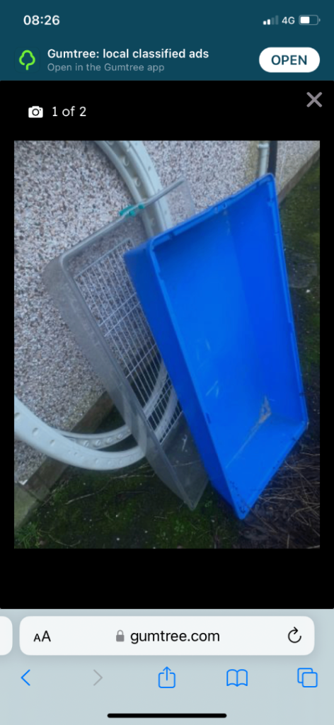 *FREE* Large 1 metre rodent pet cage - guinea pig, rat, Gerbil, hamster, rabbit bed etc  