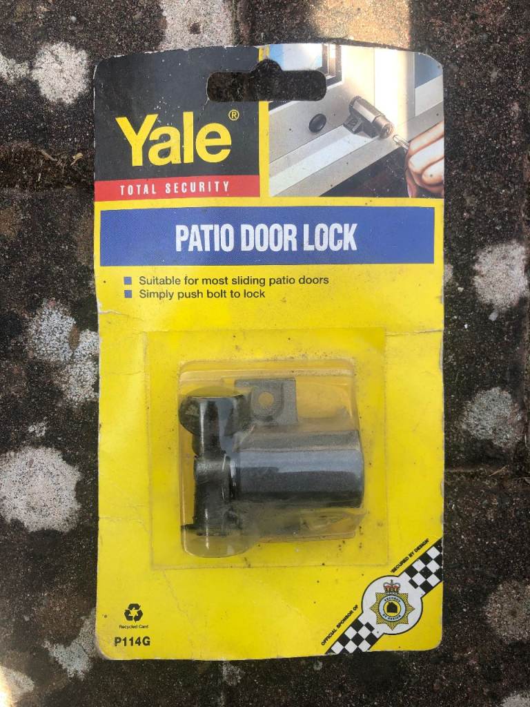 Yale patio door lock for sliding 