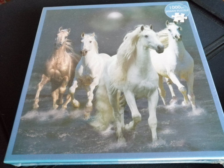 Horses 1000 Piece Jigsaw puzzle Otter House As New 