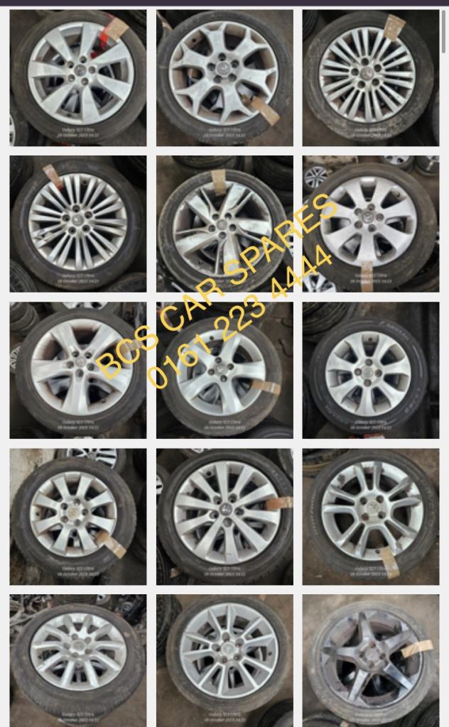 Alloy wheels Large section ask 