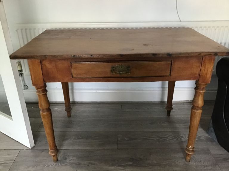 Wooden Table with Drawer – Fair Condition