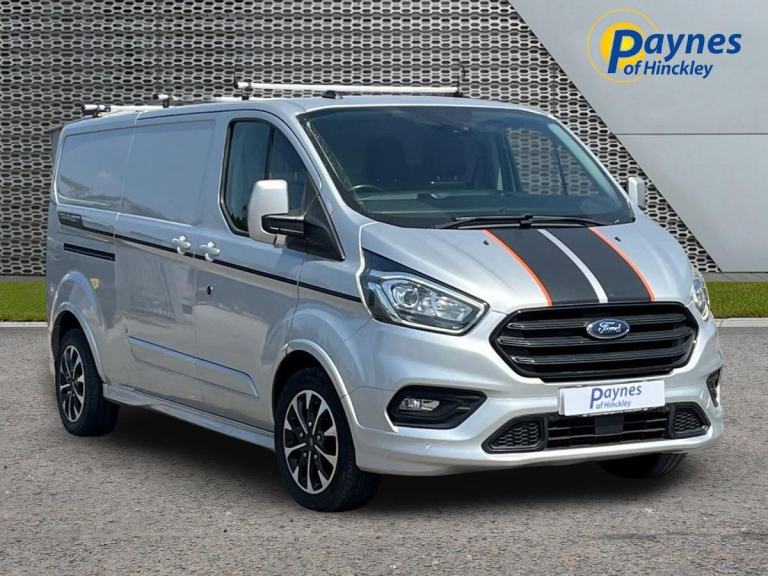 2021 Ford Transit Custom 320 SPORT L2 H1 2.0L 185ps 6 Spd Moondust Silver R/RACK