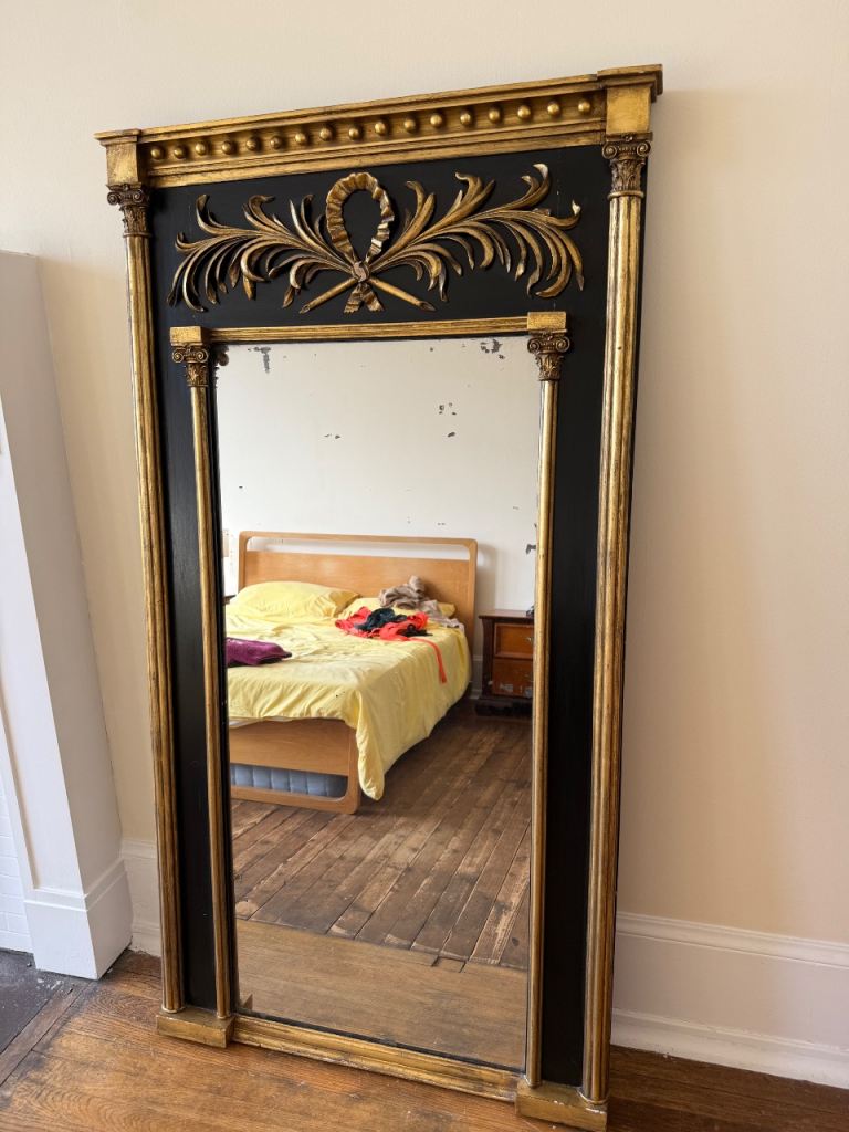 Very Large Antique Regency Gilded Mirror