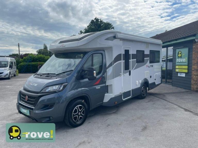 RollerTeam T-Line 700 Automatic 6 berth 4 belt end lounge motorhome